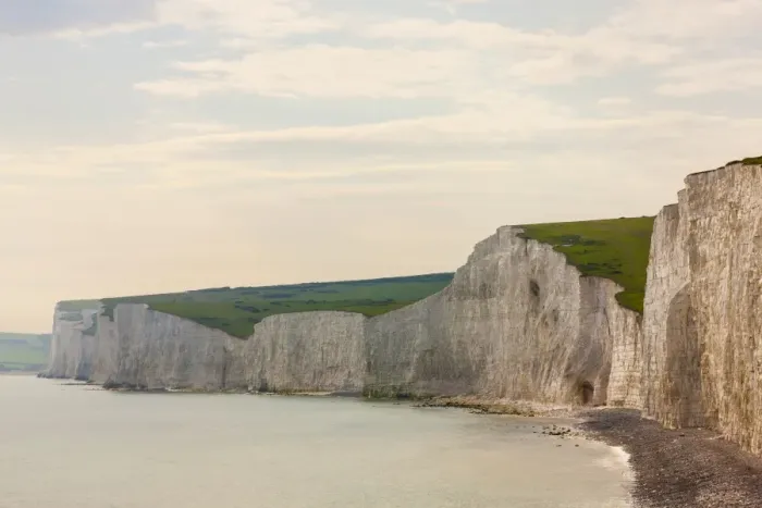 Framed Print : Seven Sisters chalk cliffs, Seaford, Sussex, England, United Kingdom Framed Print : Seven Sisters chalk cliffs, Seaford, Sussex, England, United Kingdom