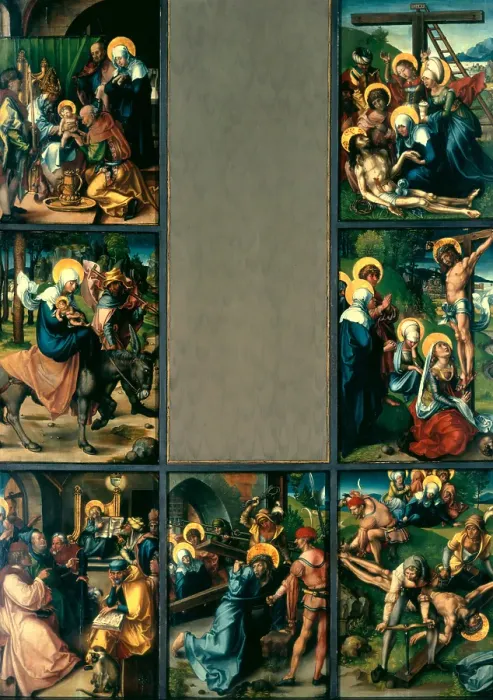 Framed Print : The Seven Sorrows of the Virgin, 1495-1496. Artist: Dürer, Albrecht (1471-1528) Framed Print : The Seven Sorrows of the Virgin, 1495-1496. Artist: Dürer, Albrecht (1471-1528)