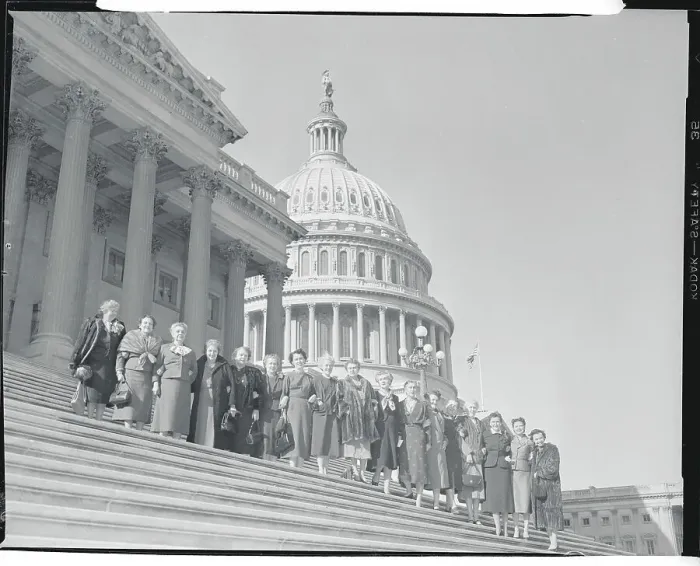 Framed Print : Seventeen Women Members of Congress Framed Print : Seventeen Women Members of Congress