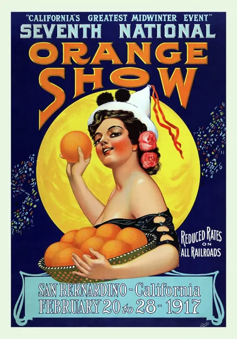 Framed Print : Seventh National Orange Show Framed Print : Seventh National Orange Show