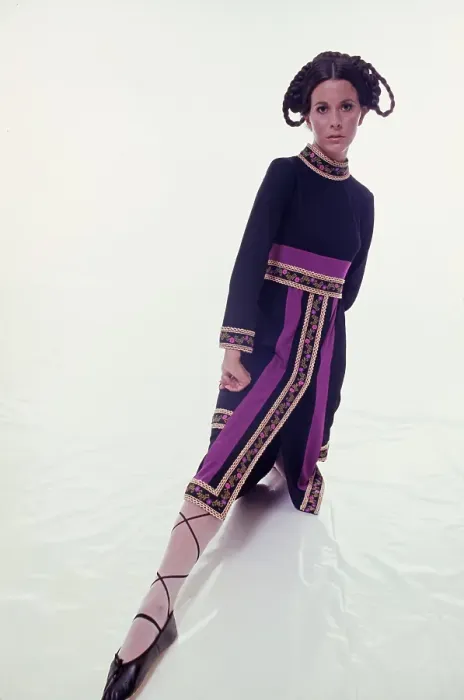 Framed Print : Seventies Fashion Shoot