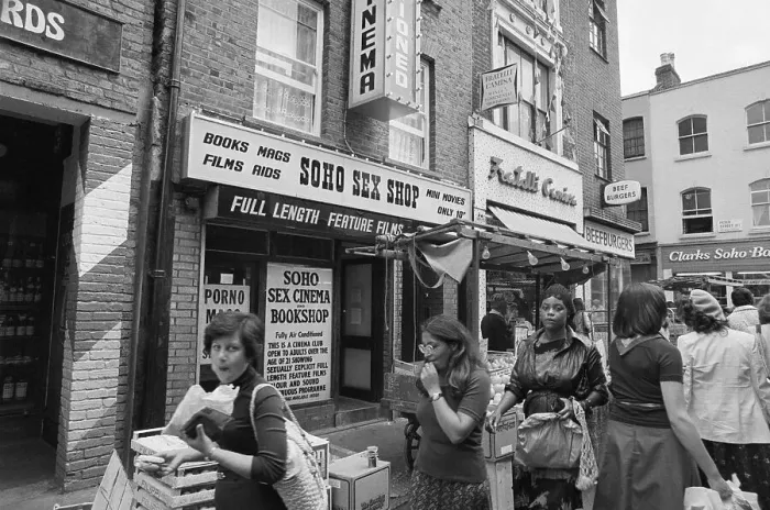 Framed Print : Sex Shop in Soho Framed Print : Sex Shop in Soho