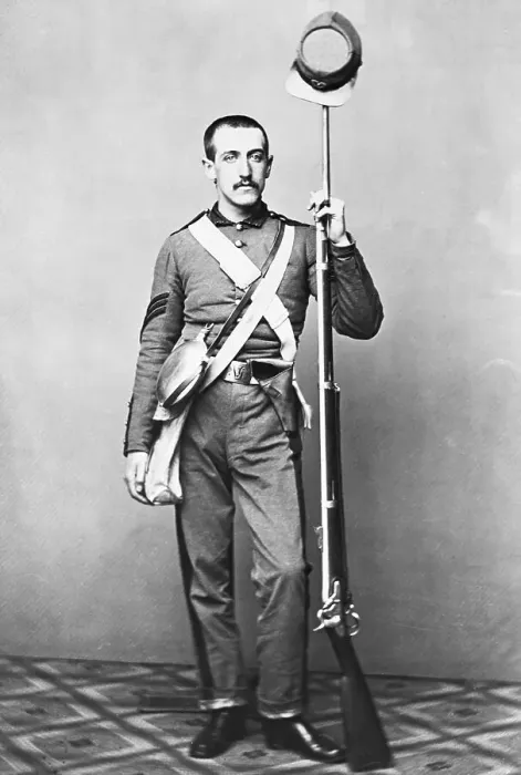 Framed Print : Sgt. Oscar Ryder of the Union Army Framed Print : Sgt. Oscar Ryder of the Union Army