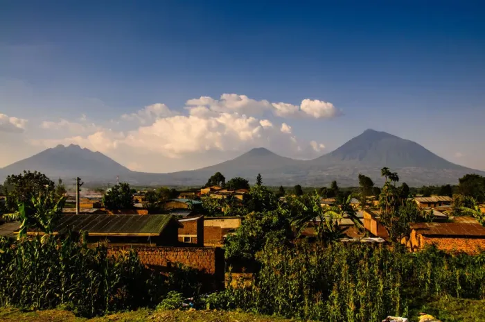Framed Print : Under the Shadow of Volcanoes