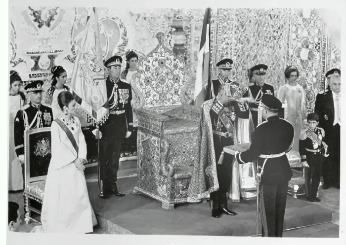 Framed Print : Shah of Iran and Others at Royal Ceremony Framed Print : Shah of Iran and Others at Royal Ceremony