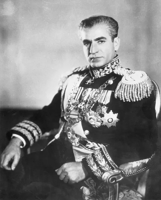 Framed Print : The Shah of Iran in Uniform