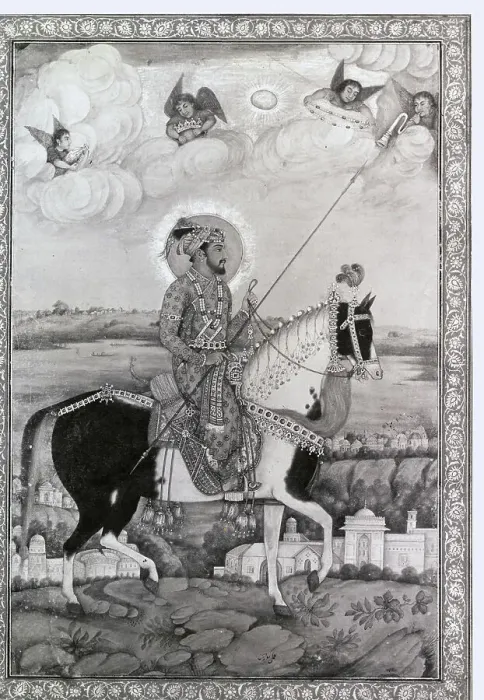 Framed Print : Shah Jehan Riding His Horse