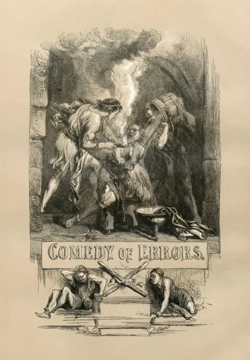 Framed Print : Shakespeare, The Comedy of Errors; Engraving Framed Print : Shakespeare, The Comedy of Errors; Engraving