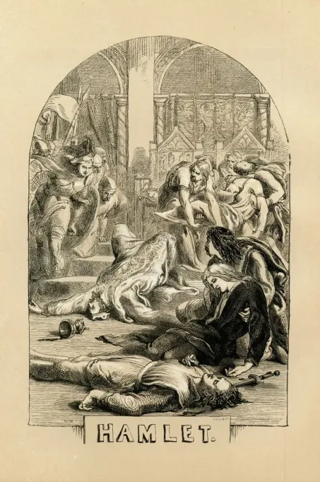 Framed Print : Shakespeare, Hamlet, Engraving Framed Print : Shakespeare, Hamlet, Engraving
