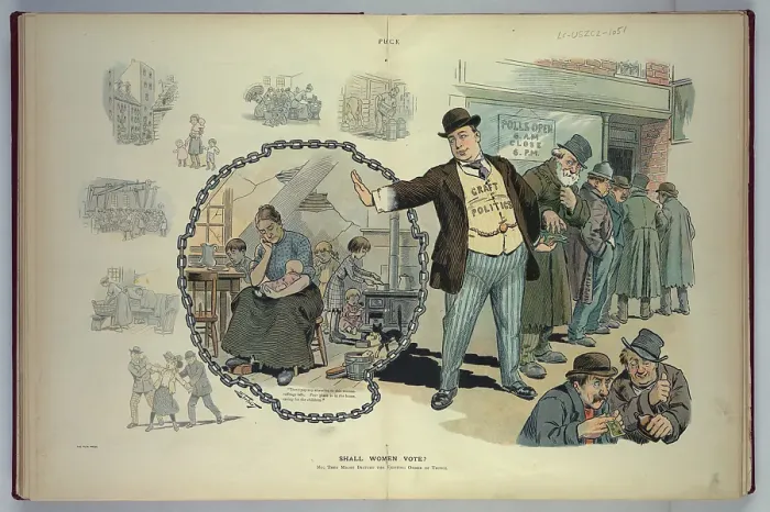 Framed Print : Shall Women Vote? Framed Print : Shall Women Vote?