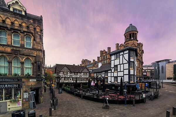 The Shambles. Pastel skies over the historical architecture of Shambles