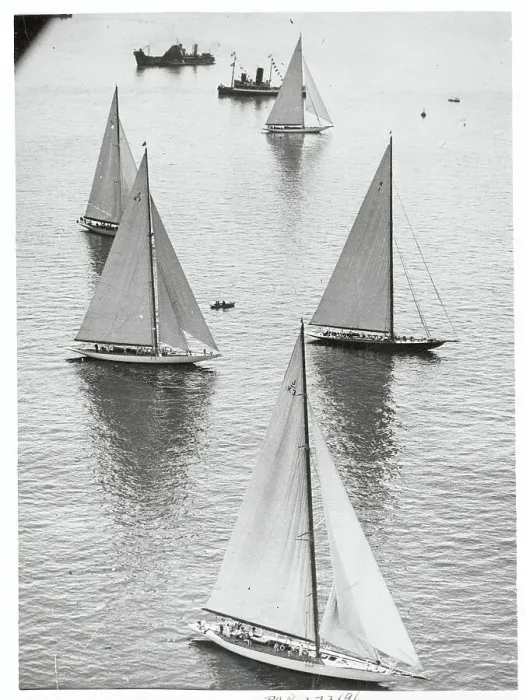 Framed Print : Shamrock Winning Yacht Race Framed Print : Shamrock Winning Yacht Race
