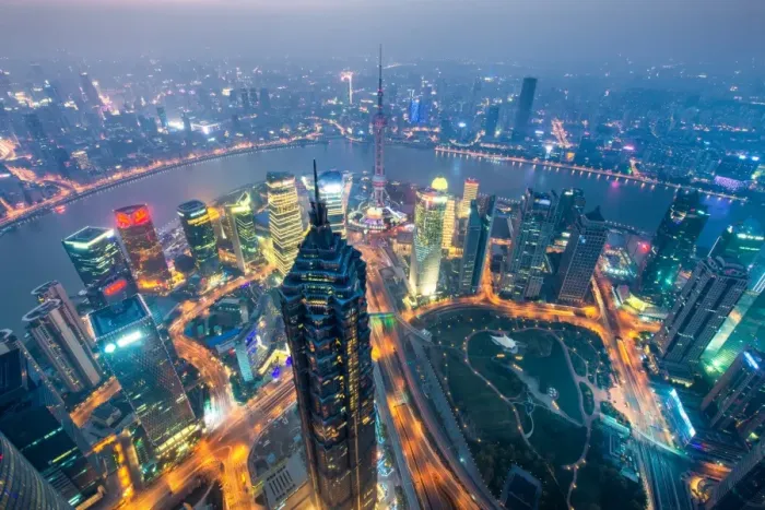 Framed Print : Shanghai from the top Framed Print : Shanghai from the top