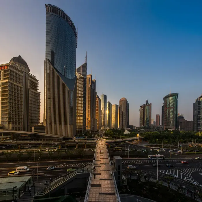 Framed Print : Shanghai Pudong business district Framed Print : Shanghai Pudong business district