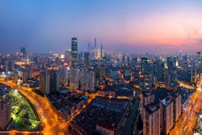 Framed Print : Shanghai Skyline Framed Print : Shanghai Skyline