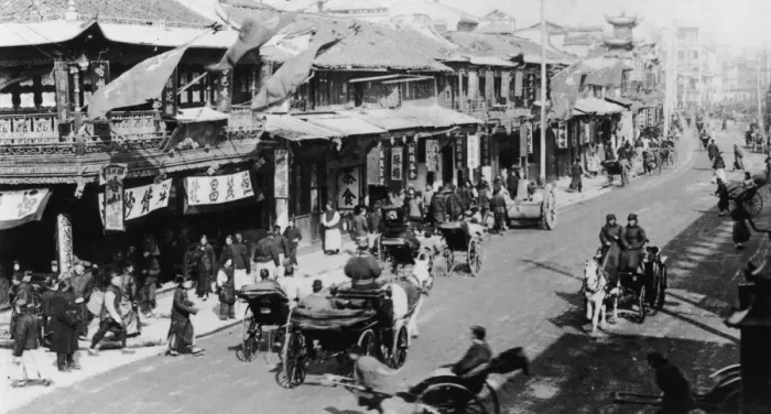 Framed Print : Shanghai Street Scene Framed Print : Shanghai Street Scene