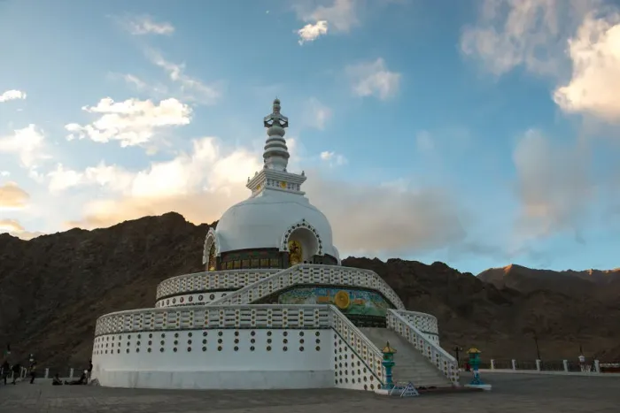 Framed Print : Shanti Stupa Framed Print : Shanti Stupa