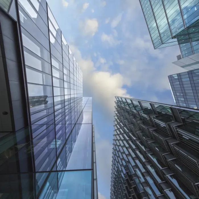 Framed Print : Shapes. UK, London, the financial district, one of the modern masterpieces