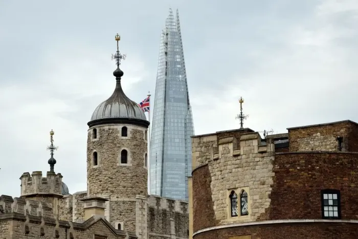 Framed Print : Shard and Tower of London Framed Print : Shard and Tower of London