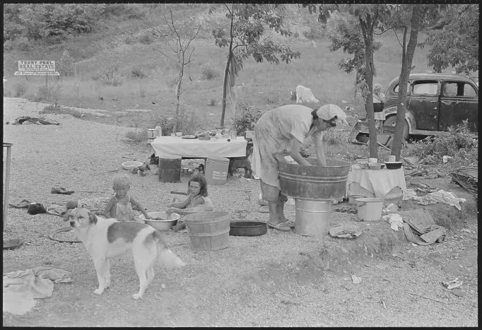 Framed Print : Sharecropper Family Framed Print : Sharecropper Family