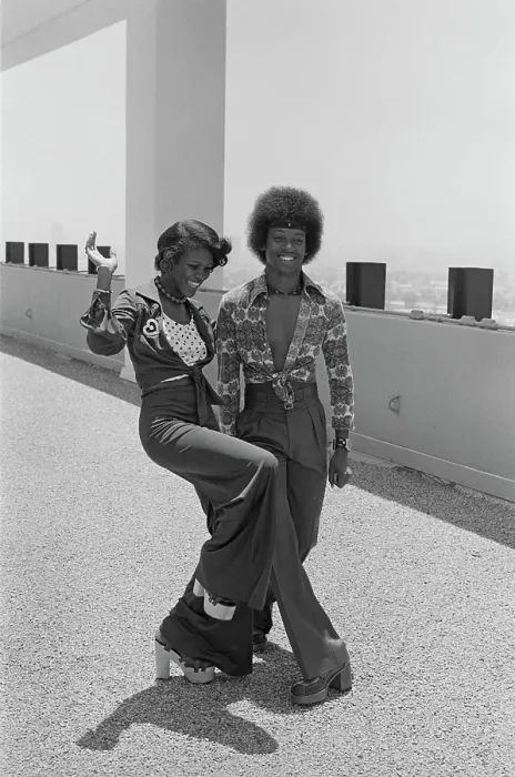 Framed Print : Sharon Hill And James Phillips - Soul Train Dancers