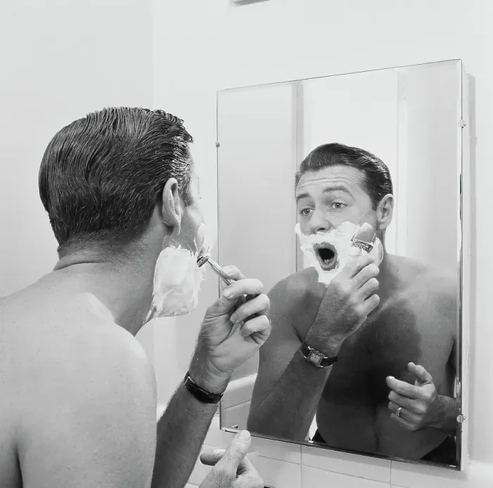 Framed Print : Shaving Cream Framed Print : Shaving Cream