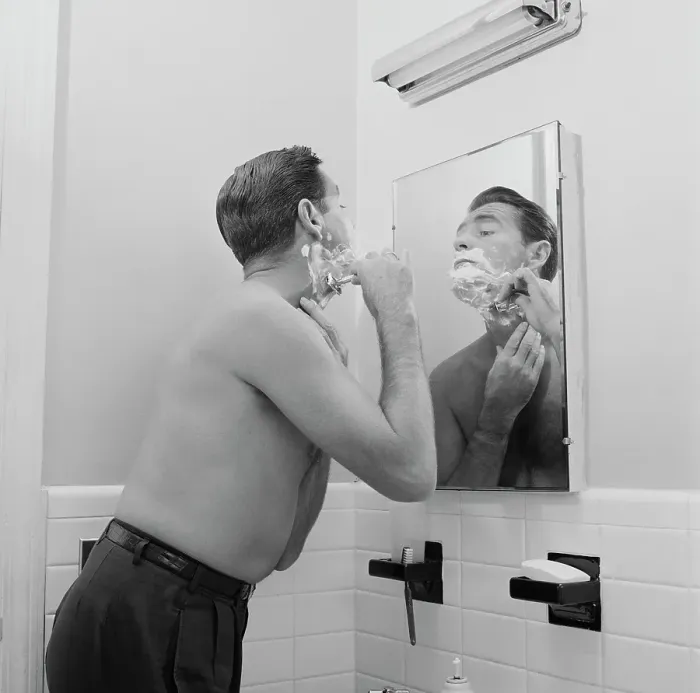Framed Print : Shaving Cream Framed Print : Shaving Cream