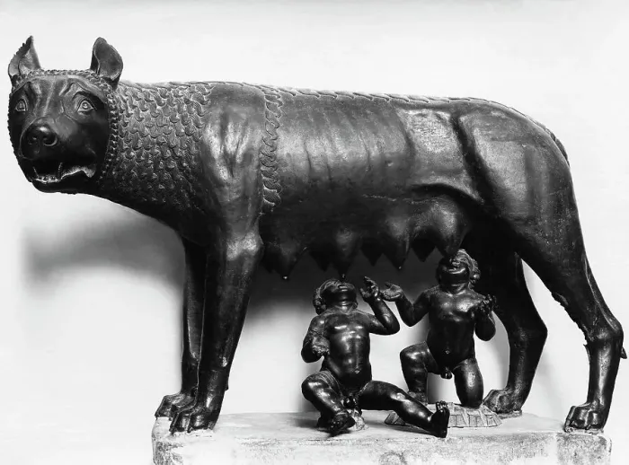 Framed Print : She-Wolf. Romulus and Remus fed by the wolf. Etruscan, Rome, Palazzo Del Conservatori Framed Print : She-Wolf. Romulus and Remus fed by the wolf. Etruscan, Rome, Palazzo Del Conservatori