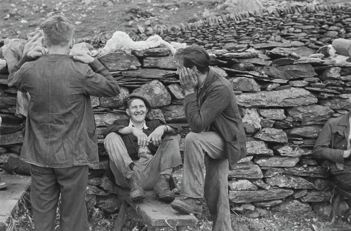Framed Print : Sheep Shearing In Snowdonia Framed Print : Sheep Shearing In Snowdonia