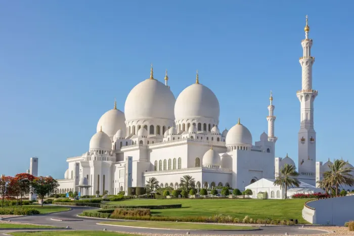Framed Print : Sheikh Zayed Grand Mosque in Abu Dhabi
