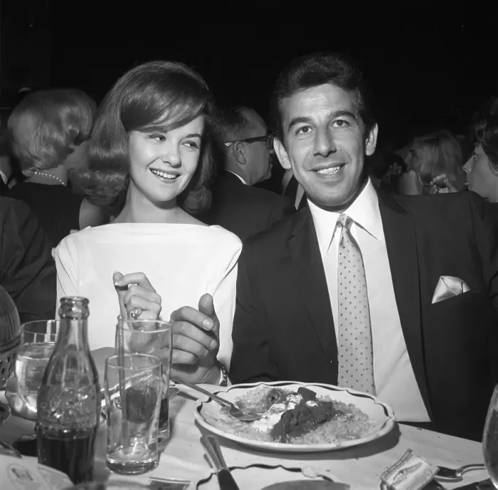 Framed Print : Shelley Fabares And Lou Adler At An Event Framed Print : Shelley Fabares And Lou Adler At An Event