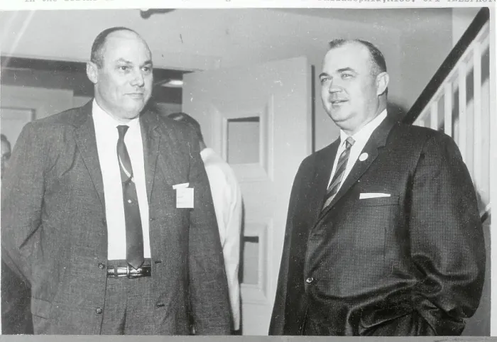 Framed Print : Sheriffs Jim Clark and Lawrence Rainey