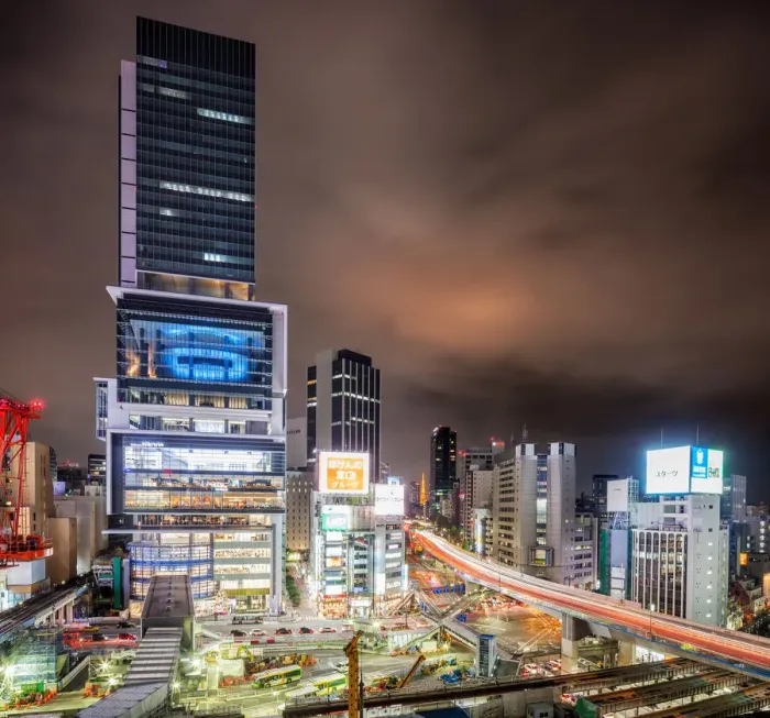 Framed Print : Shibuya dark night Framed Print : Shibuya dark night