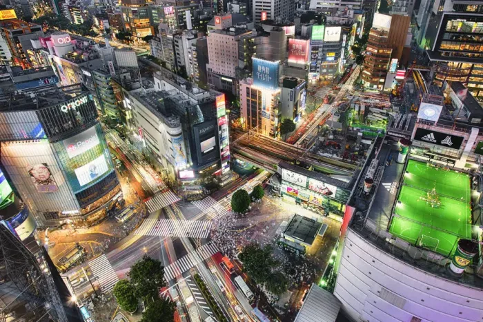 Framed Print : Shibuya Scramble Crossing, Tokyo Framed Print : Shibuya Scramble Crossing, Tokyo