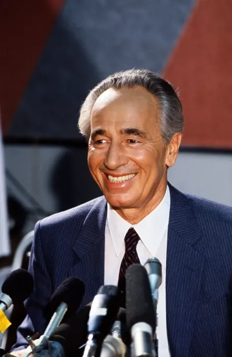 Framed Print : Shimon Peres Attending Press Conference Framed Print : Shimon Peres Attending Press Conference
