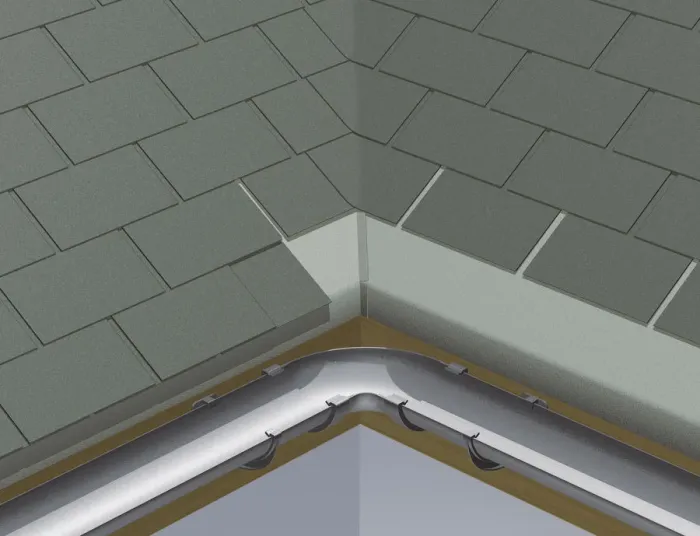 Framed Print : Shingle valley, roof detail Framed Print : Shingle valley, roof detail
