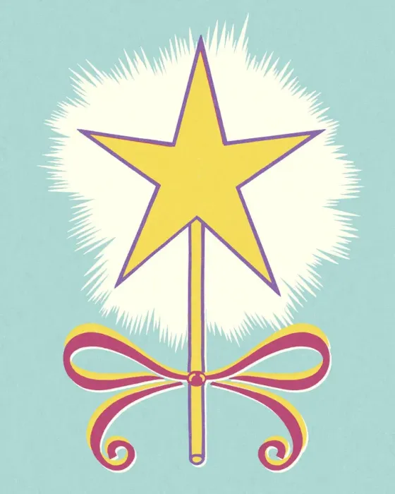 Framed Print : Shining Star Magic Wand Framed Print : Shining Star Magic Wand