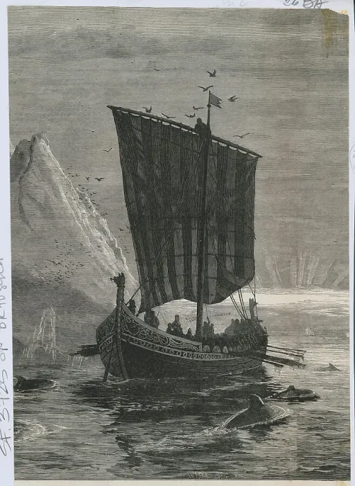 Framed Print : Ship Arriving in Greenland Framed Print : Ship Arriving in Greenland