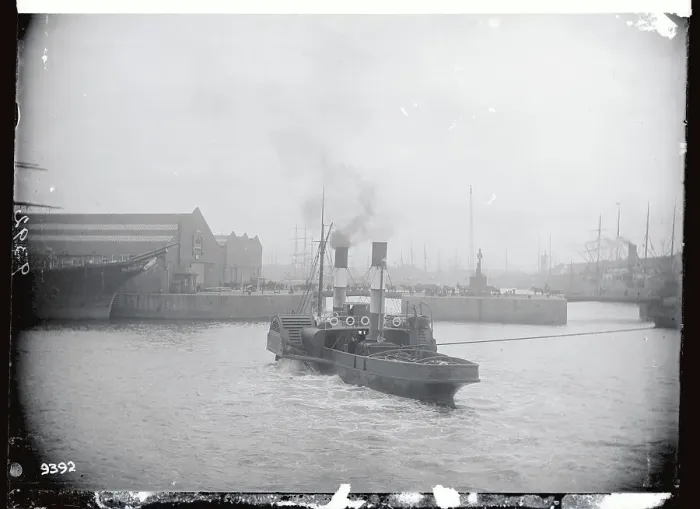 Framed Print : Ship Leaving the Docks in Liverpool Framed Print : Ship Leaving the Docks in Liverpool