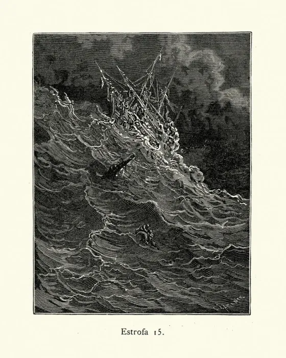 Framed Print : Ship sailing though stormy seas Framed Print : Ship sailing though stormy seas