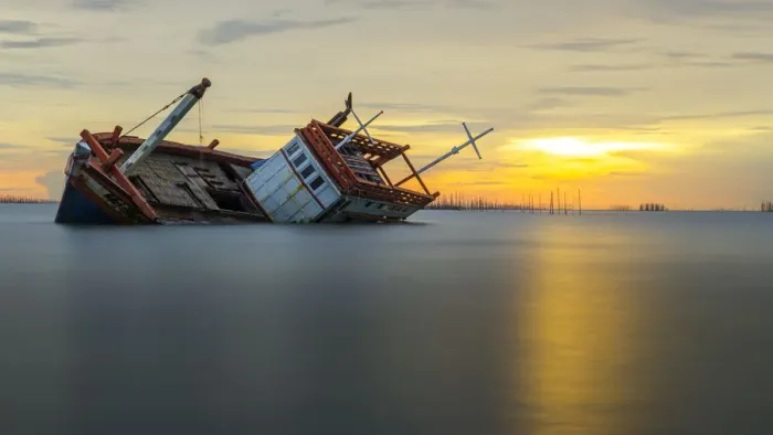 Framed Print : Ship Wreck