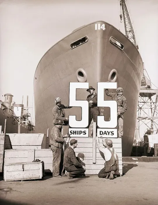 Framed Print : Shipbuilders Set Up Sign at Shipyard Framed Print : Shipbuilders Set Up Sign at Shipyard