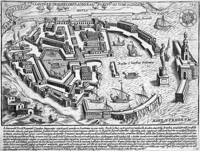 Framed Print : Shipping Port In Ancient Rome Framed Print : Shipping Port In Ancient Rome