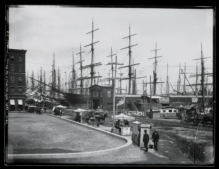 Framed Print : Shipping At Port; Ships, Masts Framed Print : Shipping At Port; Ships, Masts