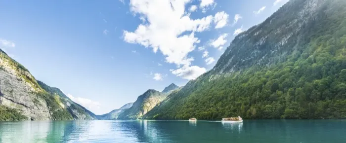 Framed Print : Ships on Lake Konigssee, Berchtesgaden National Park, Berchtesgadener Land district, Upper Bavaria, Bavaria, Germany Framed Print : Ships on Lake Konigssee, Berchtesgaden National Park, Berchtesgadener Land district, Upper Bavaria, Bavaria, Germany