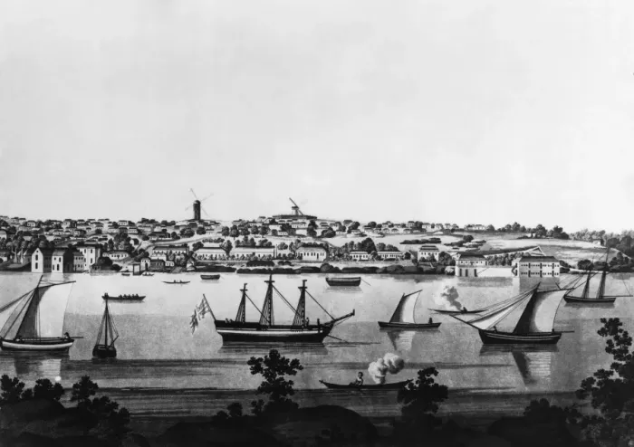 Framed Print : Ships On Sydney Cove Framed Print : Ships On Sydney Cove