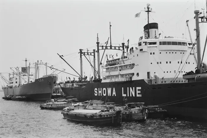 Framed Print : Ships At Yokohama Framed Print : Ships At Yokohama