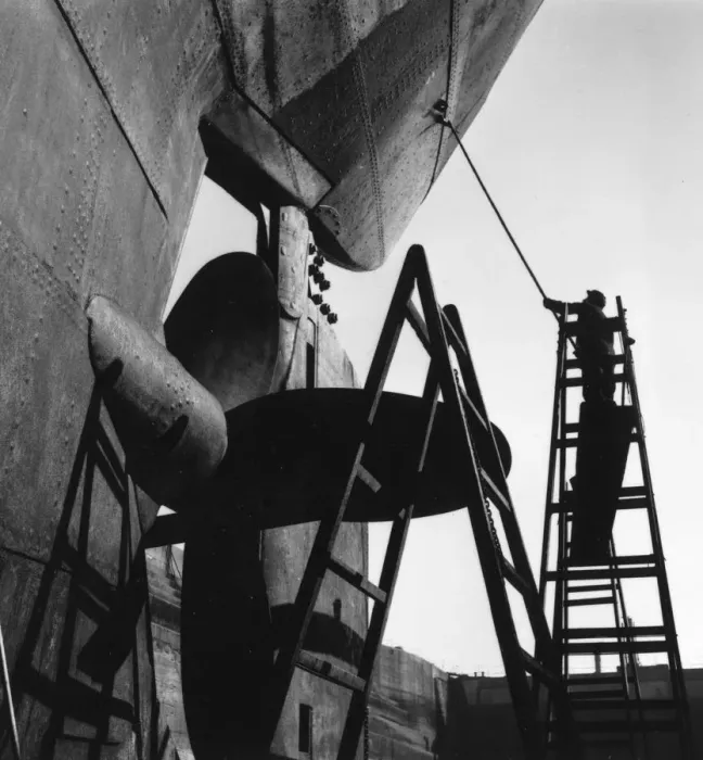 Framed Print : Shipyard Worker Framed Print : Shipyard Worker