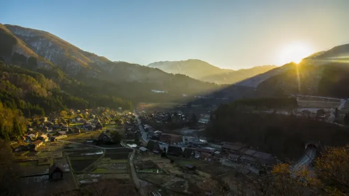 Framed Print : Shirakawa Go (Shirakawa-go) Beautiful Panorama Aerial View of The Historic Village Framed Print : Shirakawa Go (Shirakawa-go) Beautiful Panorama Aerial View of The Historic Village