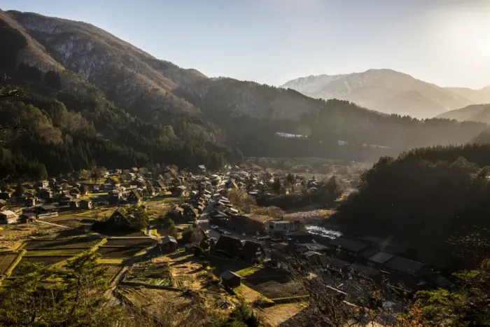 Framed Print : Shirakawa Go (Shirakawa-go) Beautiful Panorama Aerial View of The Historic Village Framed Print : Shirakawa Go (Shirakawa-go) Beautiful Panorama Aerial View of The Historic Village